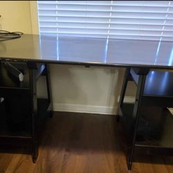 Large Sturdy Black Desk