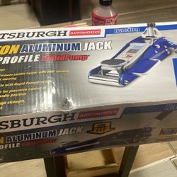 Pittsburgh 1.5 ton aluminum jack