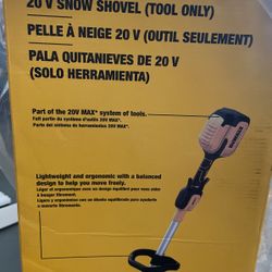 Snow Shovel Dewalt