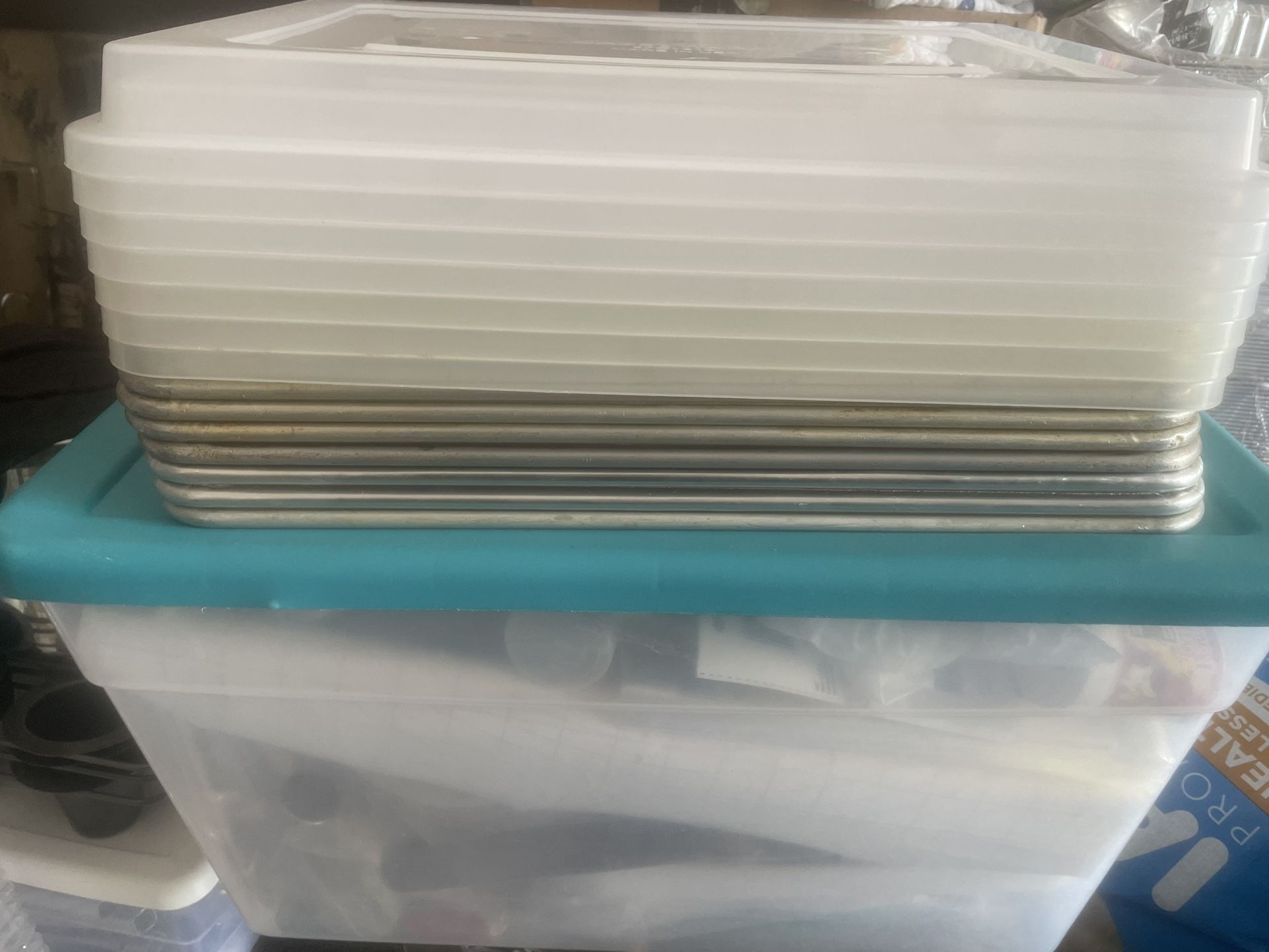 Cooking Trays With Lids