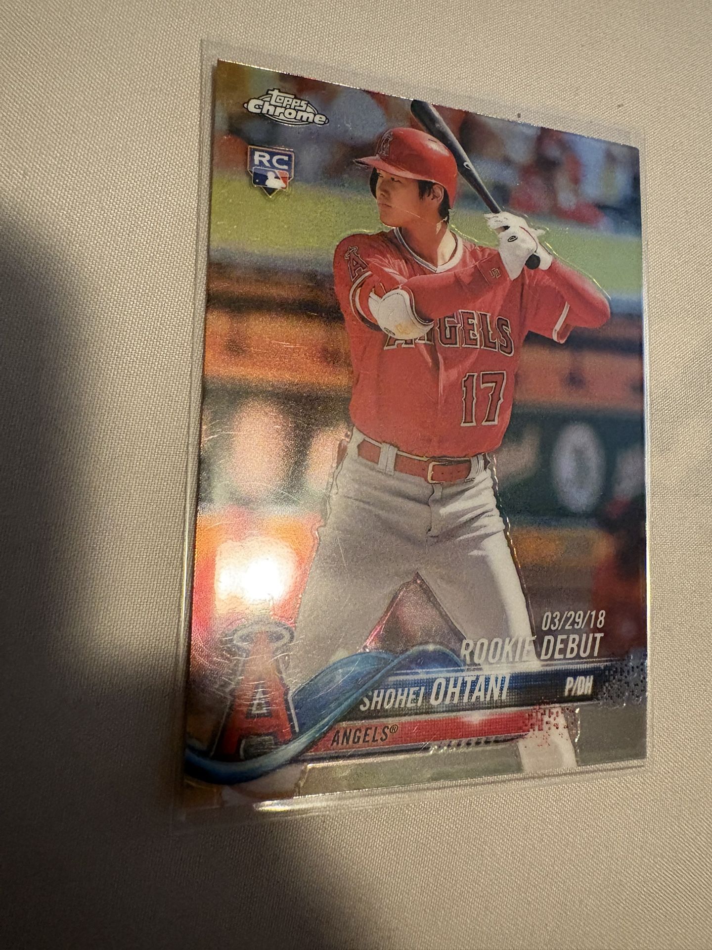 2018 Topps Chrome Update Ohtani Rookie Debut