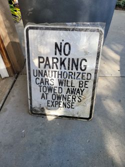 No Parking Sign