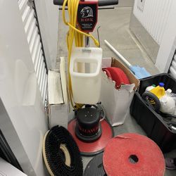 Polisher Buffer Scrubber  and wood floor sander