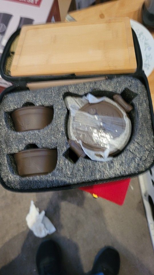 Ceramic Travel Tea Set