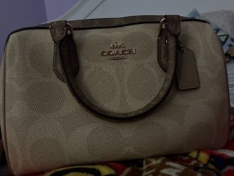 Beige Coach Bag