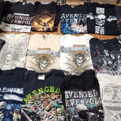 Vintage Avenged Sevenfold Band T Shirt Lot Vest A7x Rare 