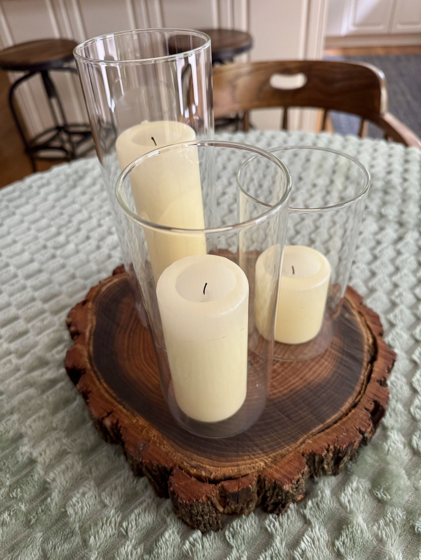 Cylinder Vases and Pillar Candles