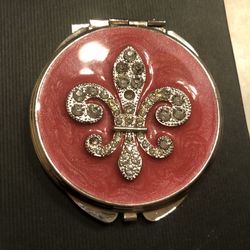 Royal Cranberry-Peach Makeup Mirror