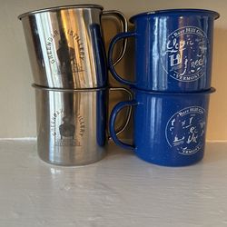 Set Of 4 Moscow Mule Mugs Rare