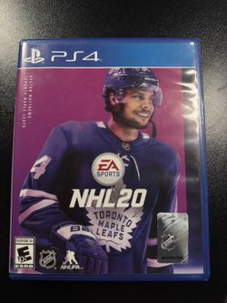 NHL 20 (PlayStation 4, 2019) Complete- Excellent Condition