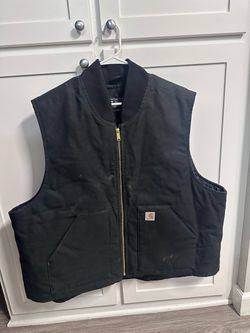 Carhartt Black Duck Canvas Work Vest 3XL