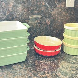 🍲 Ceramic Bakeware Set – $5 (Pickup ONLY)