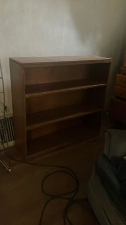 Brown shelf