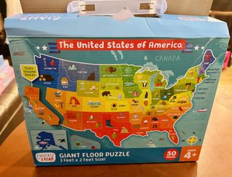 United States Giant Floor Puzzle Age 4+