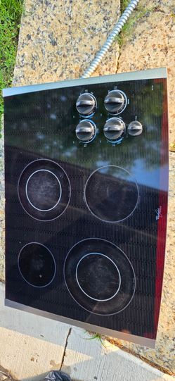 Whirlpool Electric Cooktop Range Glass 30"