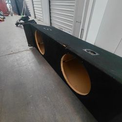 Speaker Box For 2 12