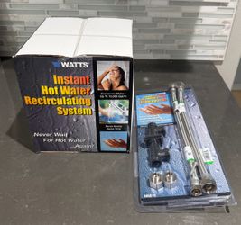 Brand New Watts Premier 500800 Instant Hot Water Recirculating System - Complete Kit - PLUS additional sensor/valve kit 596816