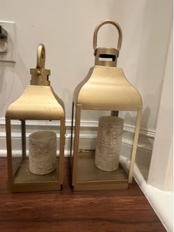 Decorative Lantern with artificial candles