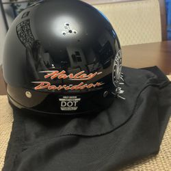 Harley Davidson motorcycle helmet