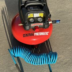 Central pneumatic portable air compressor 3 gallon 100 psi