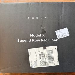 New In Box Tesla Model X Pet Liner