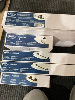 Bathroom Kit Faucet, Towel Rack, Toilet Paper Holder