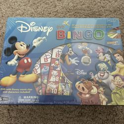 Mattel Disney Bingo Board Game DVD NEW