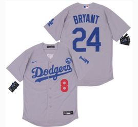 LAKERS DODGERS KOBE BRYANT JERSEYS BLACK MAMBA 🔥🔥100% STITCHED