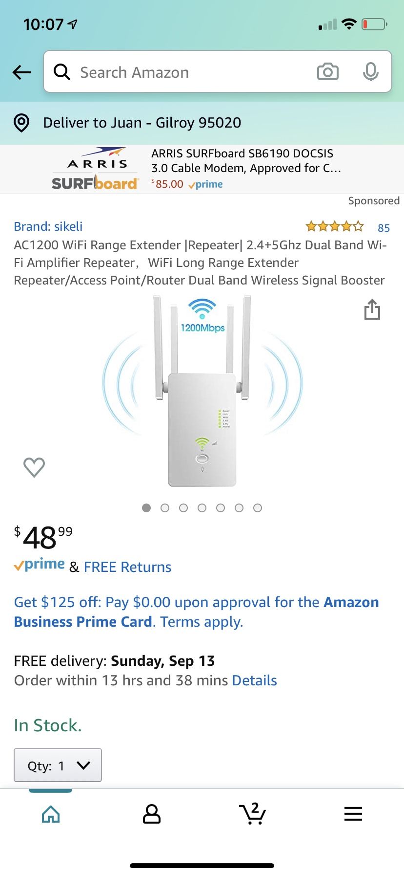 WiFi range extender router