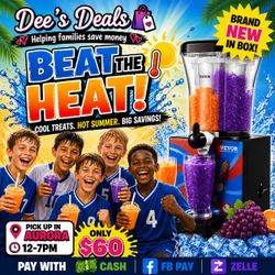 Vevor SLUSHY MACHINE BRAND NEW IN BOX ONLY $60