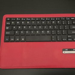 Red Keyboard For Ipad Or Tablet 11 Inch Or Under