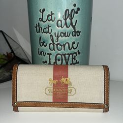 Coach Heritage Stripe Wallet