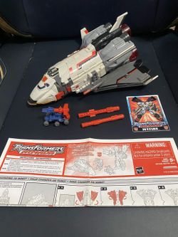 Complete 2003 Transformers Armada Jetfire Shuttle Comettor Card Manual