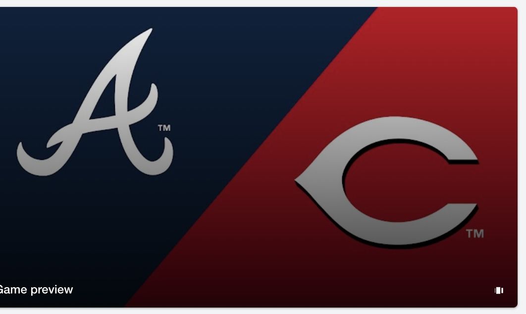 Reds vs braves Parking Pass 8/1