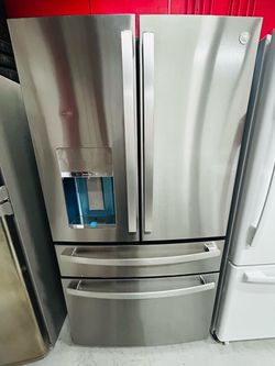Ge Stainless Steel French 4 Door In Door Refrigerator