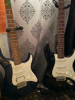 Electric guitar yamaha and Carlo rololli