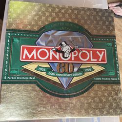 1994 Brand NEW 60th Anniversary Monopoly Game 