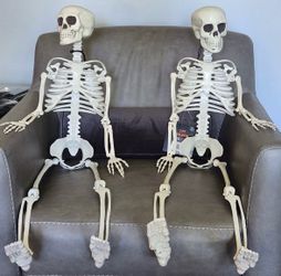 3ft Halloween skeletons