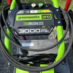 3000PSI Electric Pressure Washer Greenworks Pro GPW3001