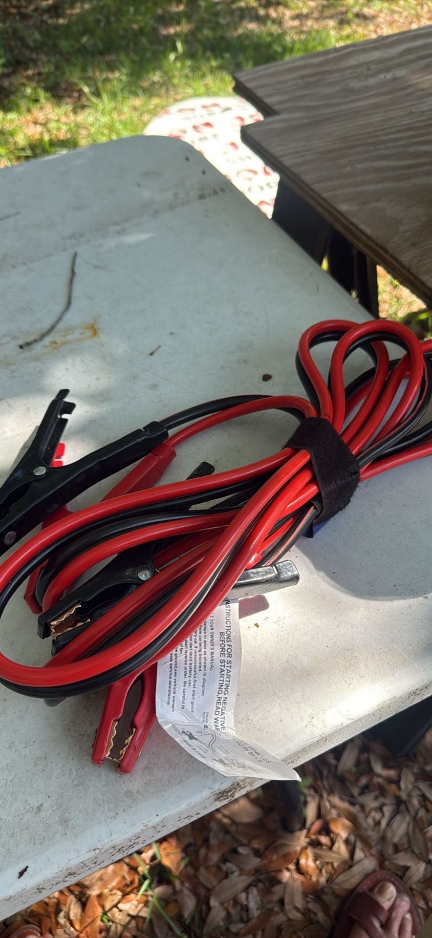 12 ft Jumper Cables never used