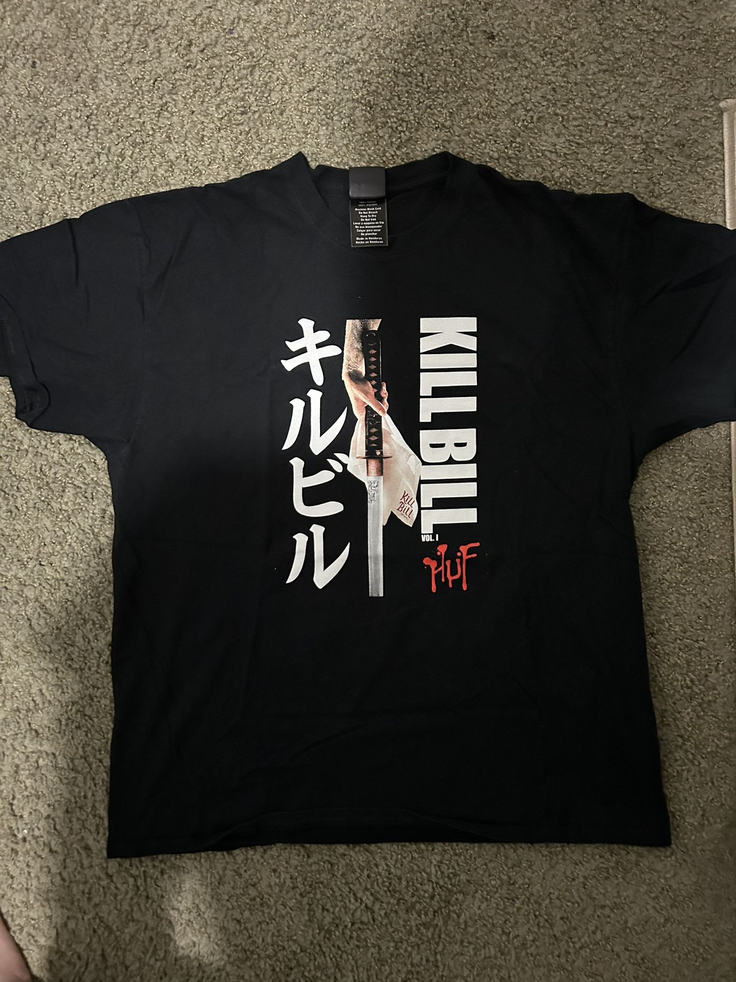 HUF Men's X Kill Bill Chapters Tee T-Shirt - Black