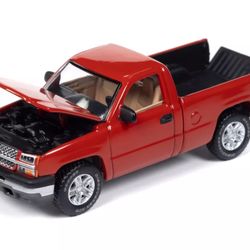 Auto World 2023 Chevy Silverado Red Truck Muscle Truck New 2024 Casting UNOPENED