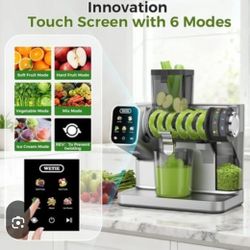 WETIE Cold Press Juicer with Touch Screen.