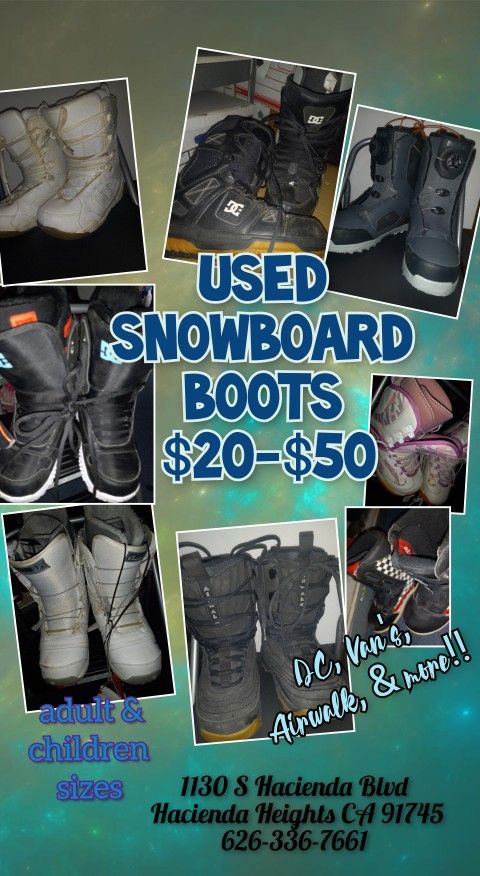 Used Snowboard Boots