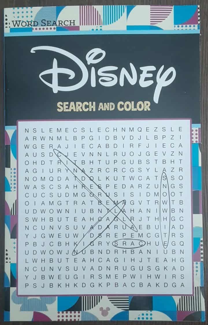 New Disney Search And Color Activity Book 