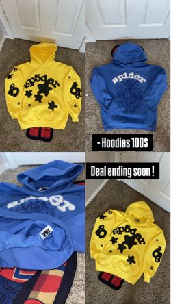 Sp5der hoodies Size Small & Medium 200$