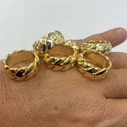Miami Cuban Links men and women ring 🔥sizes 7-13
