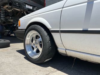 15” Avid 1 wheel set NEW Silver finish 4-100
