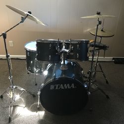 Tama Swingstar Drumset w/ Evans Heads & Cowbell