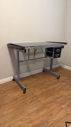 Glass Drafting Desk